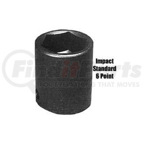 218 by SUNEX TOOLS - 1/2" Drive, Impact Socket, 9/16"
