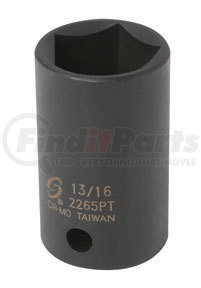 2265PT by SUNEX TOOLS - 1/2" Drive, 5 Pt. Impact Socket, 13/16"