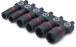 15222 by TITAN - 6 pc Metric Power Nut Driver Set