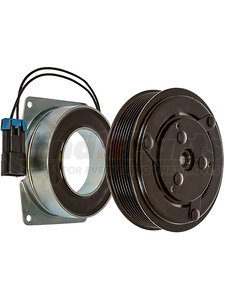 22-11289-AM by OMEGA ENVIRONMENTAL TECHNOLOGIES - A/C Compressor Clutch - York & Tecumseh Type, 8 Groove, 12V, Steel, Gold