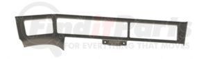 A18-33393-005 by FREIGHTLINER - Dashboard Trim Plate - HVAC/Radio, Tenibac, Shadow Gray, Painted