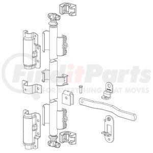 021-00312 by FLEET ENGINEERS - Lock Rod Set, Miner Style