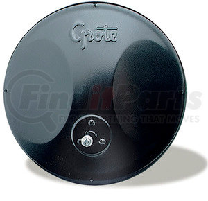 12172-3 by GROTE - 8" Round Convex Mirrors with Offset Ball-Stud - Black, Multi Pack