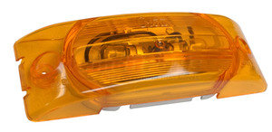 45443-3 by GROTE - Two-Bulb Turtleback Clearance / Marker Light - No-Splice, Optic Lens, Yellow, Multi Pack