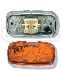46783-3 by GROTE - Two-Bulb Square-Corner Clearance / Marker Light - Die-Cast, Multi Pack