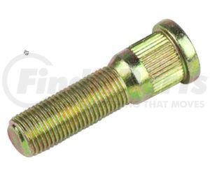 121803 by LIPPERT COMPONENTS - Wheel Lug Stud - Yellow, 1/2"-20 Thread Size x 2 in. Length, Threaded Rod