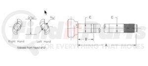 034-189-00 by DEXTER AXLE - CAMSHAFT RH (Representative Image)