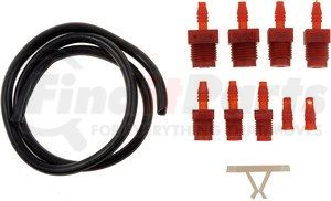 13910 by DORMAN - Master Cylinder Bleeder Kit - 22 In. Hose, Clip, And 6 Fittings