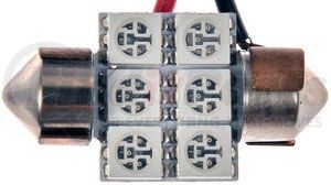 3175R-SMD by DORMAN - 3175 Red 5050SMD 6 LED Bulb