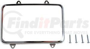 Dorman 42405 Headlight Retaining Ring Rectangular Headlamp Retaining Ring With 4 Retaining Screws