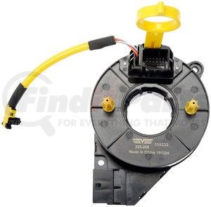 525-208 by DORMAN - Air Bag Clockspring - 5.1 in. Wiring Harness, 12 Gauge, 2 Wires, 16 Pins, Yellow Connector