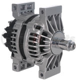 8600253 by DELCO REMY - Alternator - 28SI Model, 12V, 180A, 5/16 B+ Output Terminal, Pad