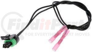 Dorman 645-1000 Water In Fuel (WiF) Sensor Connector Two Wire Electrical Pigtail With Watertight Male Connector And Female