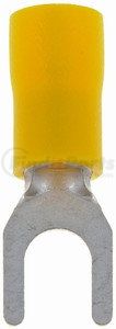 85421 by DORMAN - 12-10 Gauge Spade Terminal, No. 10, Yellow