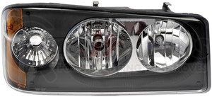 888-5127 by DORMAN - Passenger Side Headlight Assembly - Halogen, 12V, Clear Lens, For Mack GU4, GU5, GU7, GU8, TD700