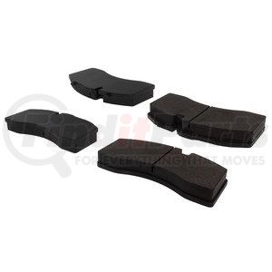 104.13690 by CENTRIC - Posi Quiet™ Disc Brake Pad Set - Semi-Metallic