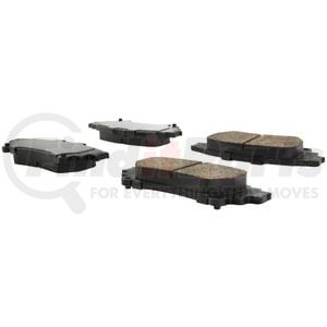 Centric 105.13910 Disc Brake Pad Set Posi Quiet Ceramic Brake Pads with Shims and Hardware