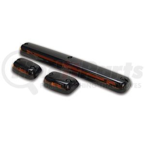 20-265 by PACER PERFORMANCE - LED Amber Hi-5 Cab Roof Light Kit, 07-14 GM Style