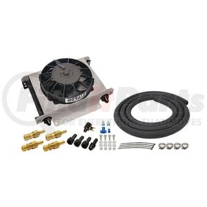 13960 by DERALE - 25 Row Hyper-Cool Remote Transmission Cooler Kit, -6AN