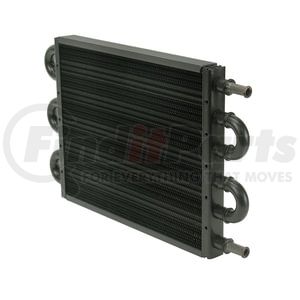 Derale 13731 Engine Oil and Automatic Transmission Oil Cooler 6 Pass Econo-Cool Tube & Fin Replacement Cooler, 11/32" Barb