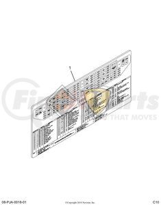 3865795C7 by NAVISTAR - Fuse Box Label