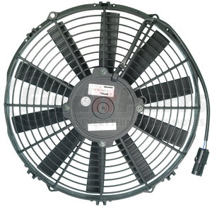 25-14872 by OMEGA ENVIRONMENTAL TECHNOLOGIES - A/C Condenser Fan Assembly - 12 in. Diameter, 24V, 225W, HD Motor, Pusher, Straight Blade