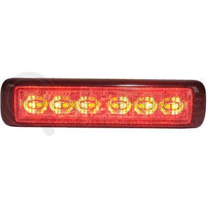 MPS62U-RW by FEDERAL SIGNAL - Multi-Purpose Warning Light - MicroPulse Uitra, Dual Color, Red/White, 12-LED