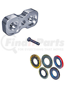 MT4033 by OMEGA ENVIRONMENTAL TECHNOLOGIES - A/C Retrofit Fitting - GM Harrison Compressor To Hose Manifold Adapter Kit