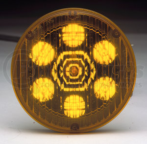 Whelen Engineering 2FA00ZAR Marker Light 4" FLAT SYNCH SUPER-LED AMB.