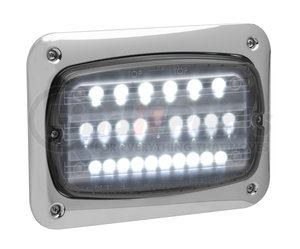 Whelen Engineering M9FC Side Marker Light Bezel Side Marker Light Bezel - M9 Series Flange, Chrome