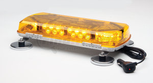 MC16MA by WHELEN ENGINEERING - Light Bar - Mini Century 16" with Magnet Mt Kit Amber, Low Profile
