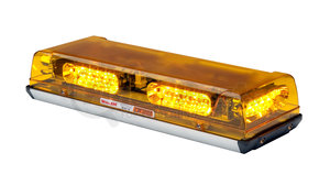 Whelen Engineering R2LPHPA Light Bar Amber Linear Super-LED Mini Lightbar with 6 Lin6 Modules, Aluminum Housing and Permanent