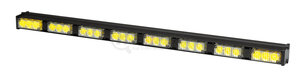TAM83 by WHELEN ENGINEERING - Eight Lamp TIR3™ Super-LED® Traffic Advisor™, 30.36" Long, with Two End Flashing LEDs, Amber