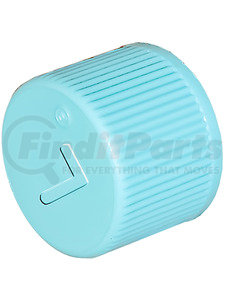 MT0310 by OMEGA ENVIRONMENTAL TECHNOLOGIES - A/C Service Valve Cap - 5 Pk, R134A Valve Cap - Light Blue - Lo Side
