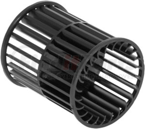 28-01500-C by OMEGA ENVIRONMENTAL TECHNOLOGIES - HVAC Blower Motor Wheel - Blower Wheel Black with Clip
