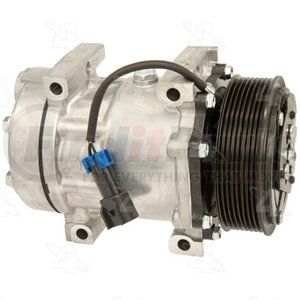 98599 by FOUR SEASONS - New Sanden/Sankyo SD7H15 Compressor w/ Clutch