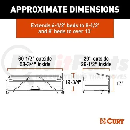 18325 --- Universal Truck Bed Extender