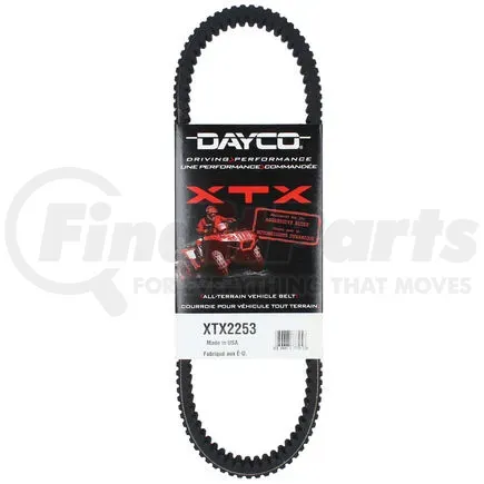 XTX2253 by DAYCO - ATV Belt, Extreme Torque (XTX)