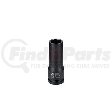 Sunex Tools 2714 1/2" Drive 17mm Extra Thin Wall Mercedes Benz Lug Impact Socket