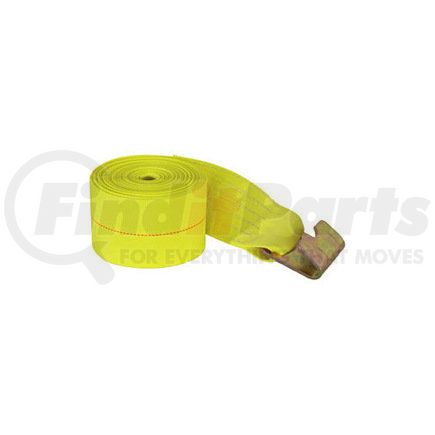 1903085 by BUYERS PRODUCTS - 4in. x 30 Foot Winch Strap with Flat Hook - 15, 000lb. Capacity