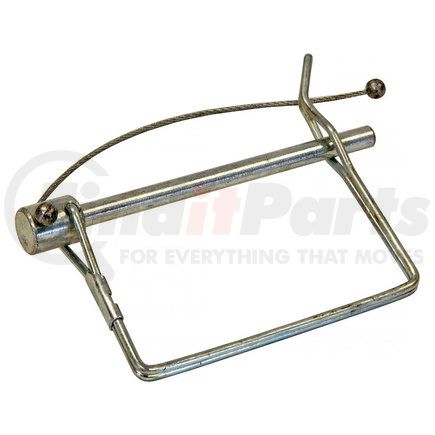 3004987 by BUYERS PRODUCTS - Tow Device Pin - 1/4 in. Safety Pin with Lanyard