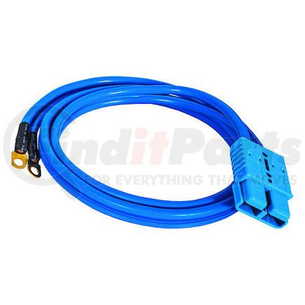 5601021 by BUYERS PRODUCTS - 6 Foot Long Battery Side Booster Cables with Blue Quick Connect