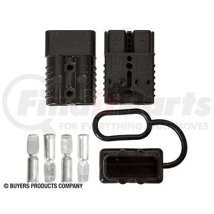 5601018 by BUYERS PRODUCTS - Battery Booster Cable Connector - 1000 AMP, Black Plug-in, Quick Connect