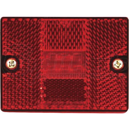5622716 by BUYERS PRODUCTS - 2.875in. Red Rectangular Marker/Clearance Light with Reflex with 6 LED