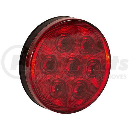 5624157 by BUYERS PRODUCTS - 4 Inch Red Round Stop/Turn/Tail Light With 7 LEDs Kit - Includes Plug and Grommet