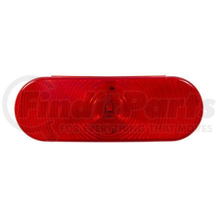 5626101 by BUYERS PRODUCTS - Brake / Tail / Turn Signal Light - 6 in., Red Lens, Oval, with 1 LED