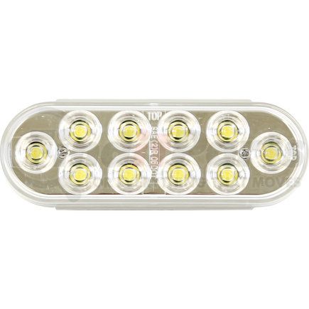 5626311 by BUYERS PRODUCTS - Bulk 6in. Clear Oval Backup Light with 10 LEDs (Sold in Multiples Of 10)