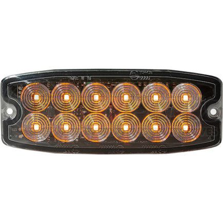 8890400 by BUYERS PRODUCTS - Strobe Light - 5 inches Amber, Dual Row, Ultra Thin, LED