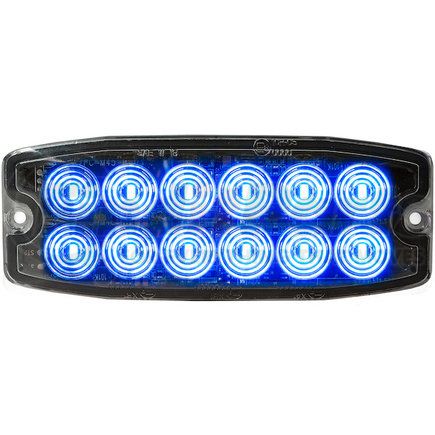 8890404 by BUYERS PRODUCTS - Strobe Light - 5 inches Blue, Dual Row Ultra Thin, LED