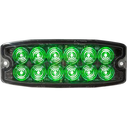 8890409 by BUYERS PRODUCTS - Strobe Light - 5inches Green, Dual Row, Ultra Thin, LED